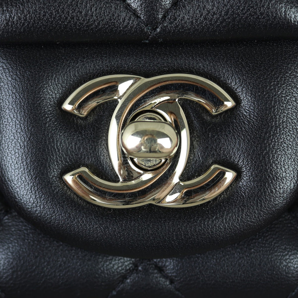 Chanel Classic Flap Mini Square | Black Lambskin GHW
