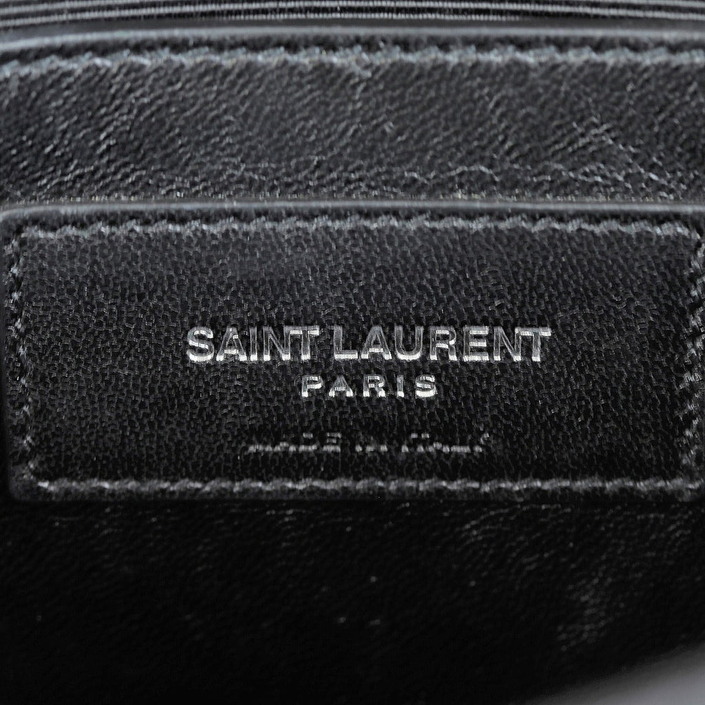 Saint Laurent Kate Tassel Chain Bag Small Croc-Embossed