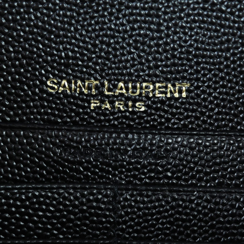 Saint Laurent Monogram Mix Matelasse Envelope Wallet on Chain