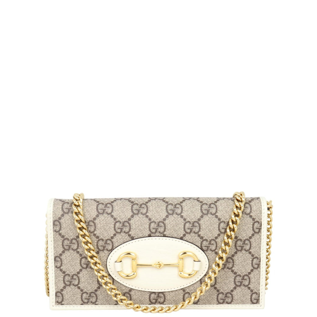 Gucci GG Supreme Horsebit 1955 Chain Wallet