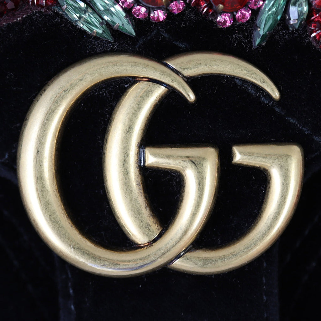 Gucci GG Marmont Velvet Mini Shoulder Bag