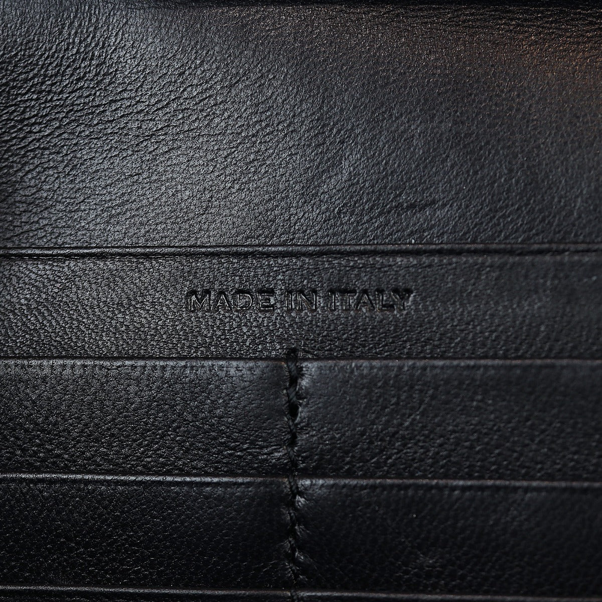 Saint Laurent Cassandre Chain Wallet Croc-Embossed