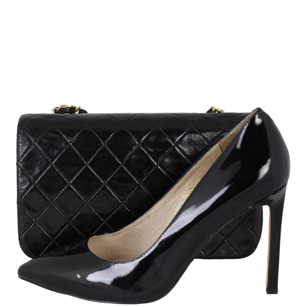 Chanel CC Full Flap Bag Small | Black Diamond