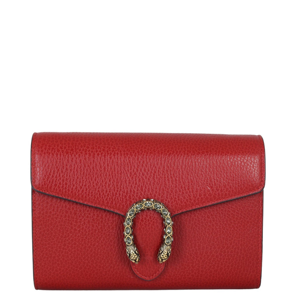 Gucci Dionysus Mini Leather Chain Wallet