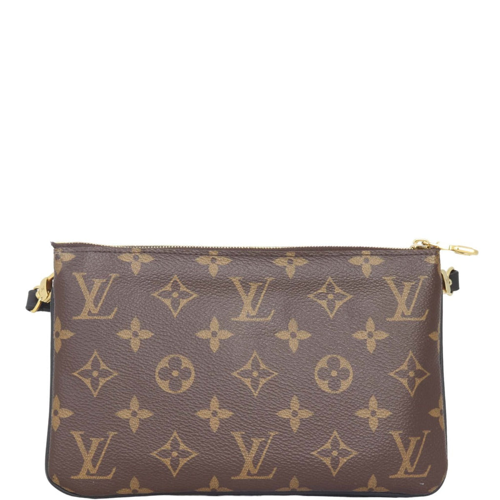 Louis Vuitton Double Zip Pochette Monogram Giant Reverse
