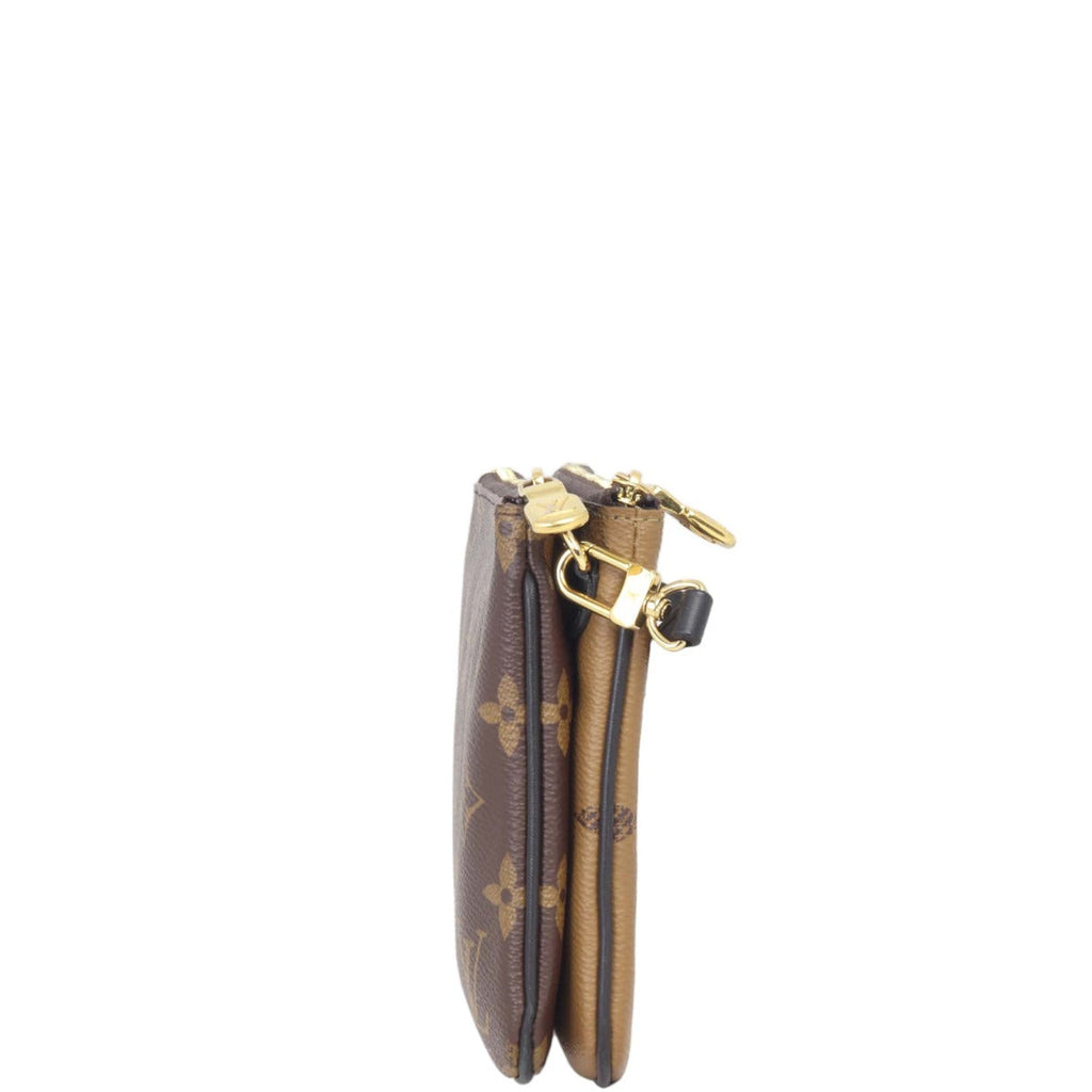 Louis Vuitton Double Zip Pochette Monogram Giant Reverse