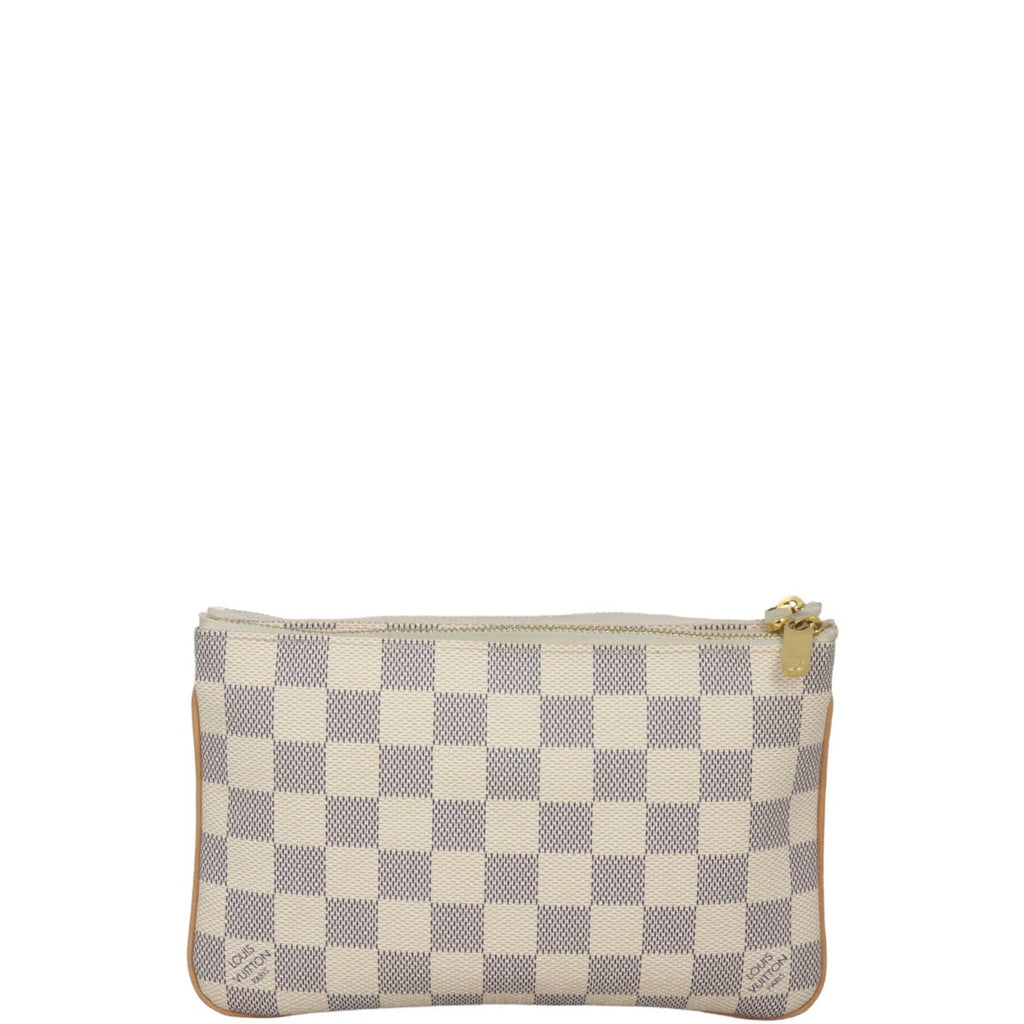 Louis Vuitton Double Zip Pochette Damier Azur