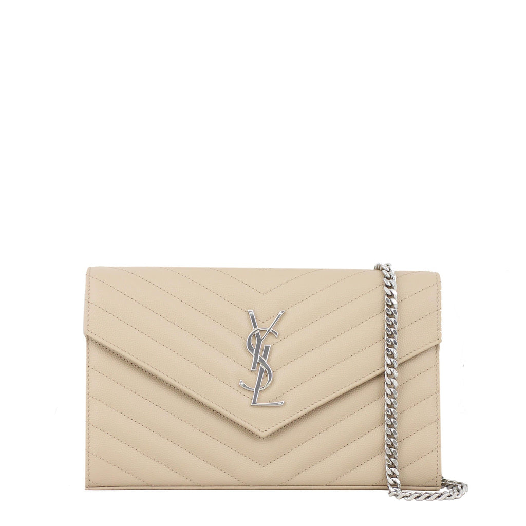 Saint Laurent Monogram Chain Wallet