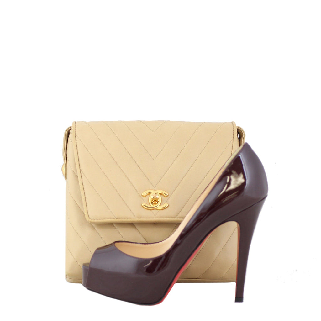 Chanel Chevron Box Flap