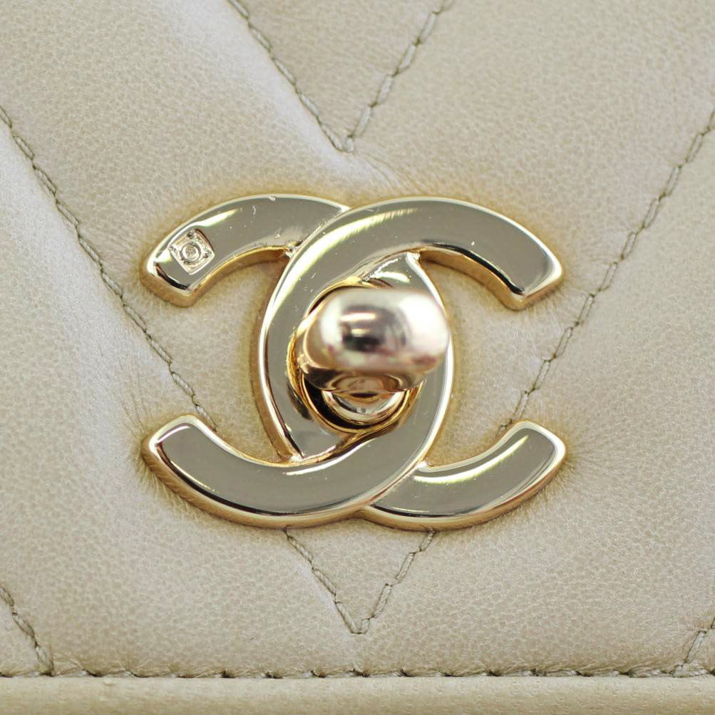 Chanel Chevron Box Flap