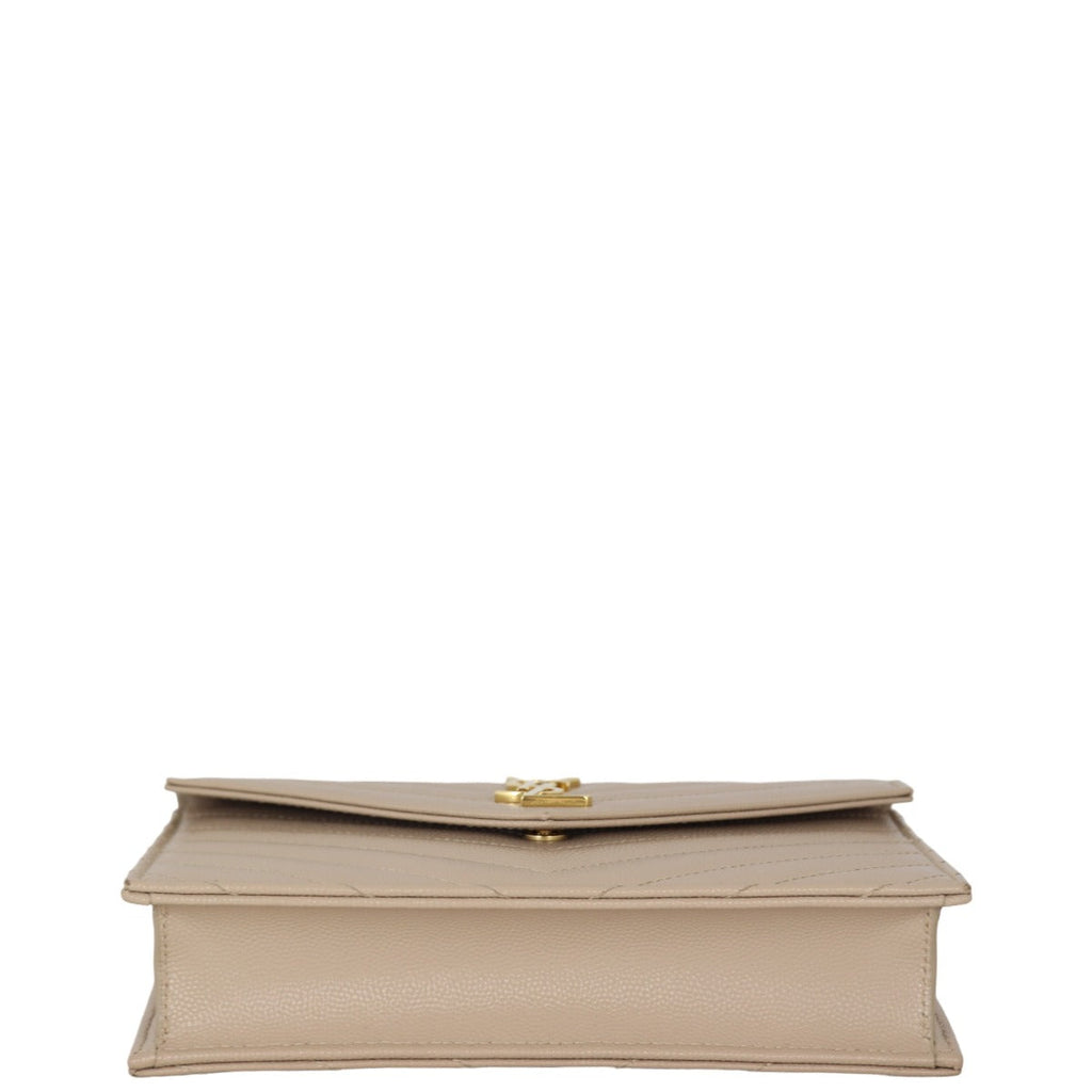 Saint Laurent Cassandre Envelope Chain Wallet