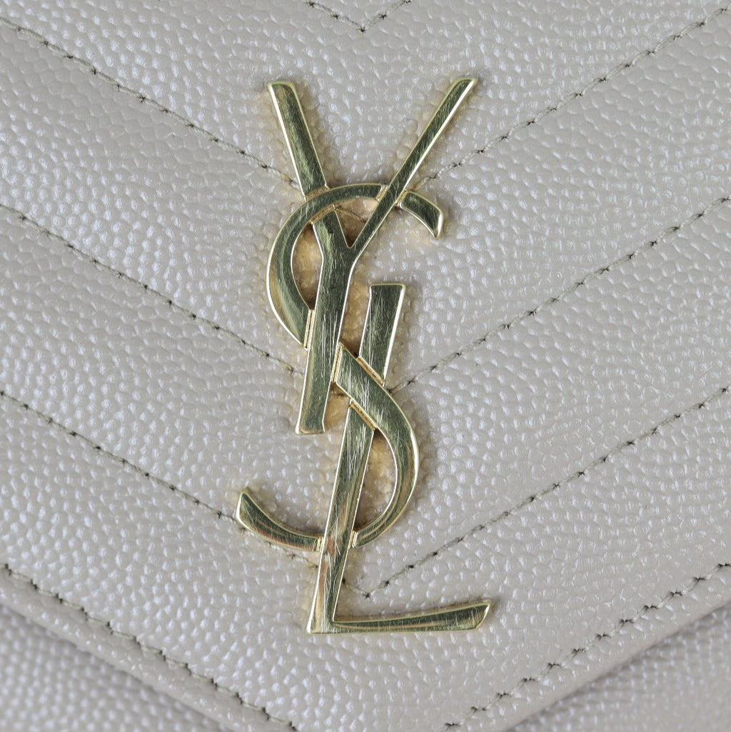 Saint Laurent Cassandre Envelope Chain Wallet