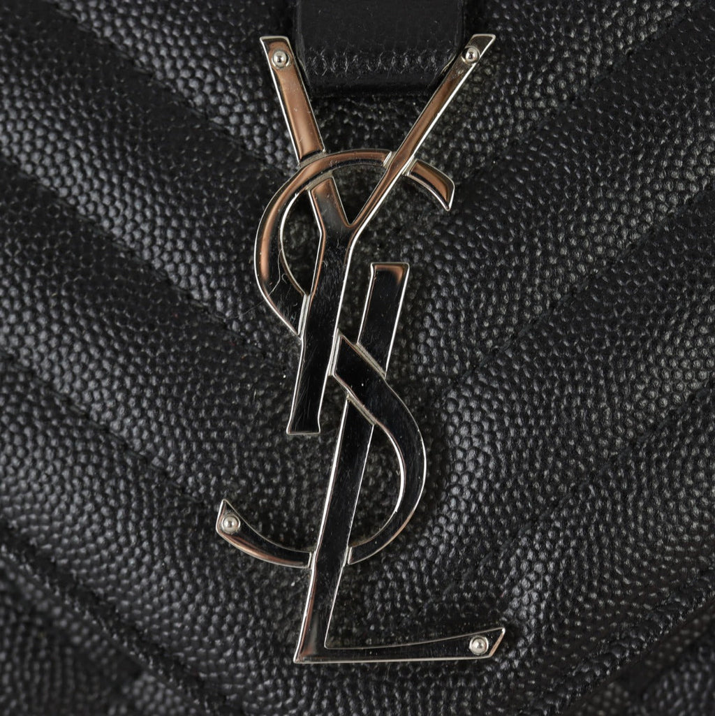 Saint Laurent Monogram Mix Matelasse Envelope Chain Bag Small