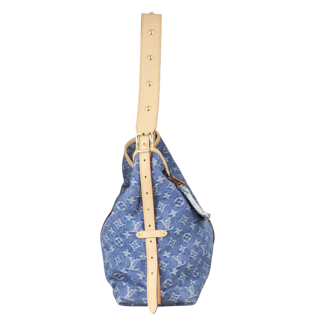 Louis Vuitton CarryAll MM Monogram Denim