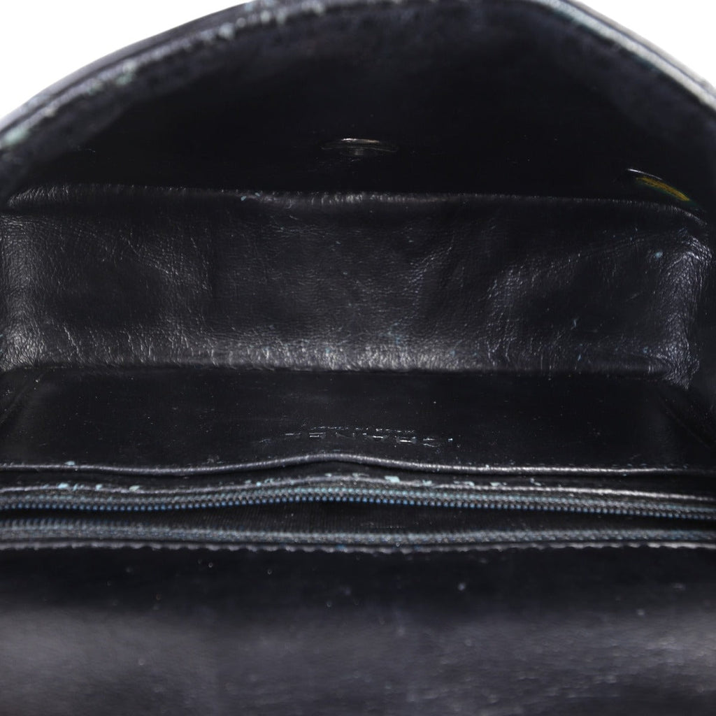 Chanel Classic Flap Mini Rectangular Bag Patent | Black