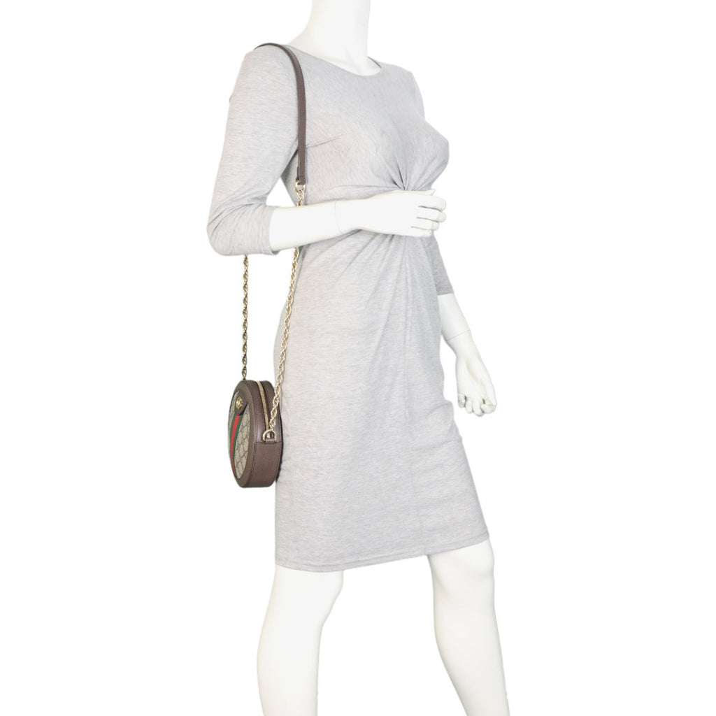 Gucci Ophidia Round Mini Shoulder Bag