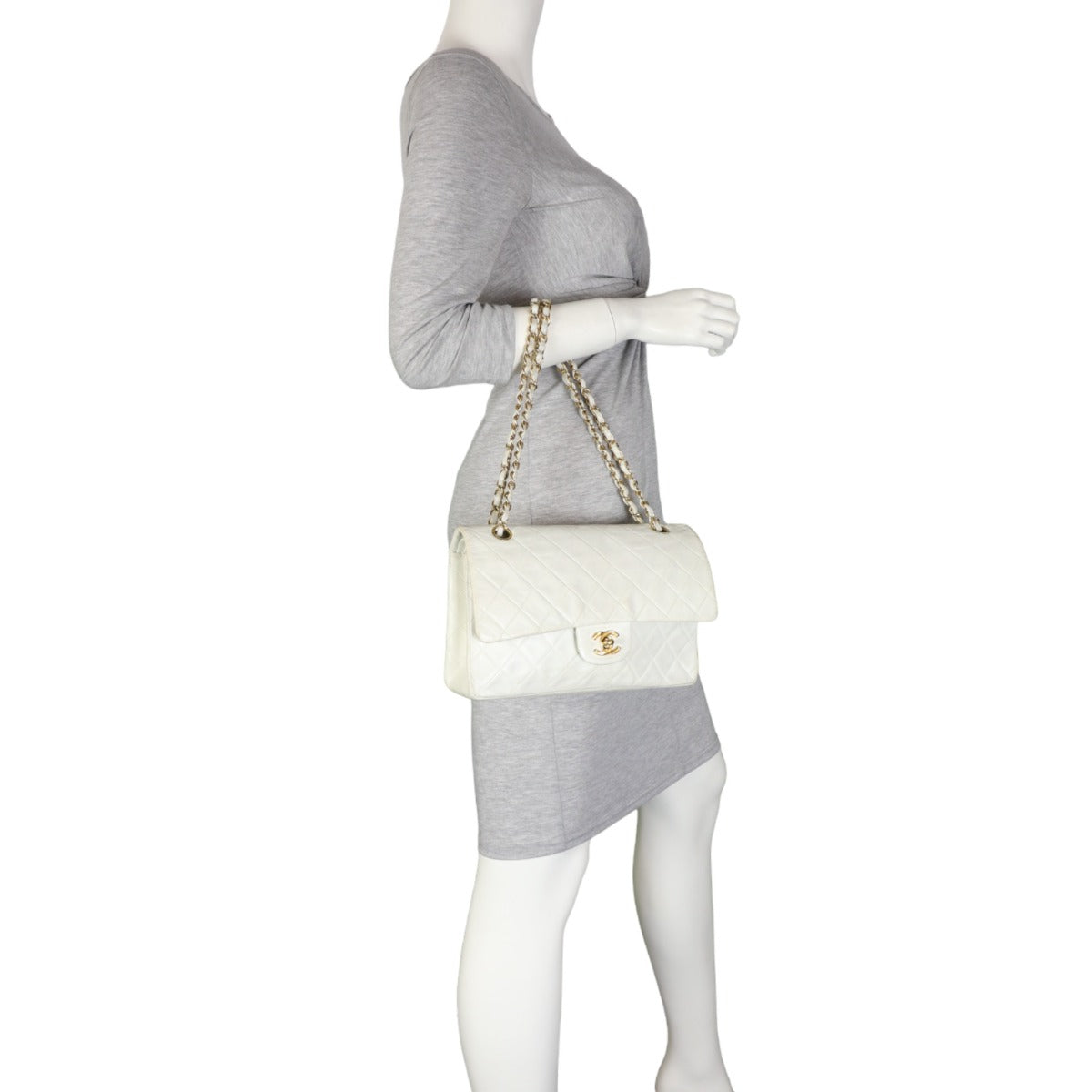 Chanel Classic Double Flap Medium | Cream