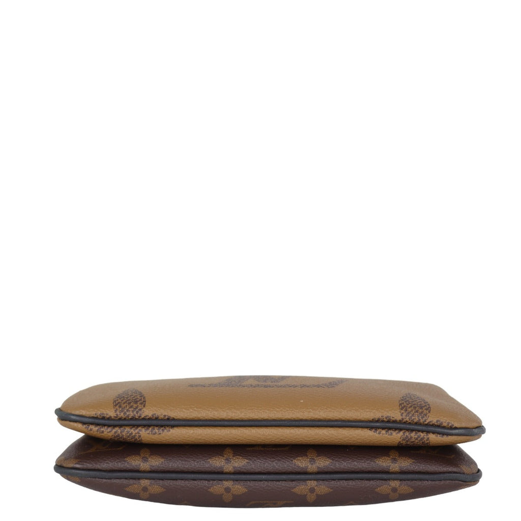 Louis Vuitton Pochette Double Zip Monogram Giant Reverse