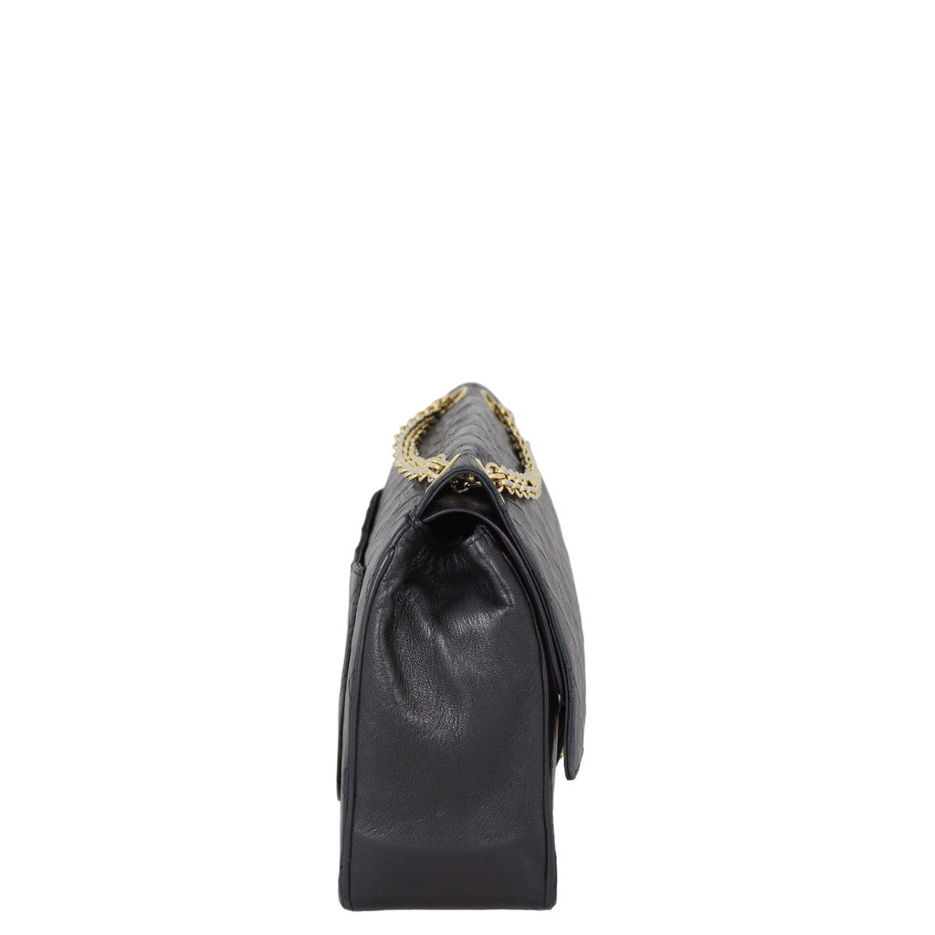 Chanel Classic Double Flap Medium | Black Vintage Gold Hardware