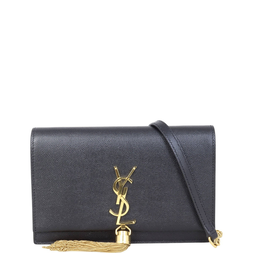 Saint Laurent Kate Tassel Chain Wallet