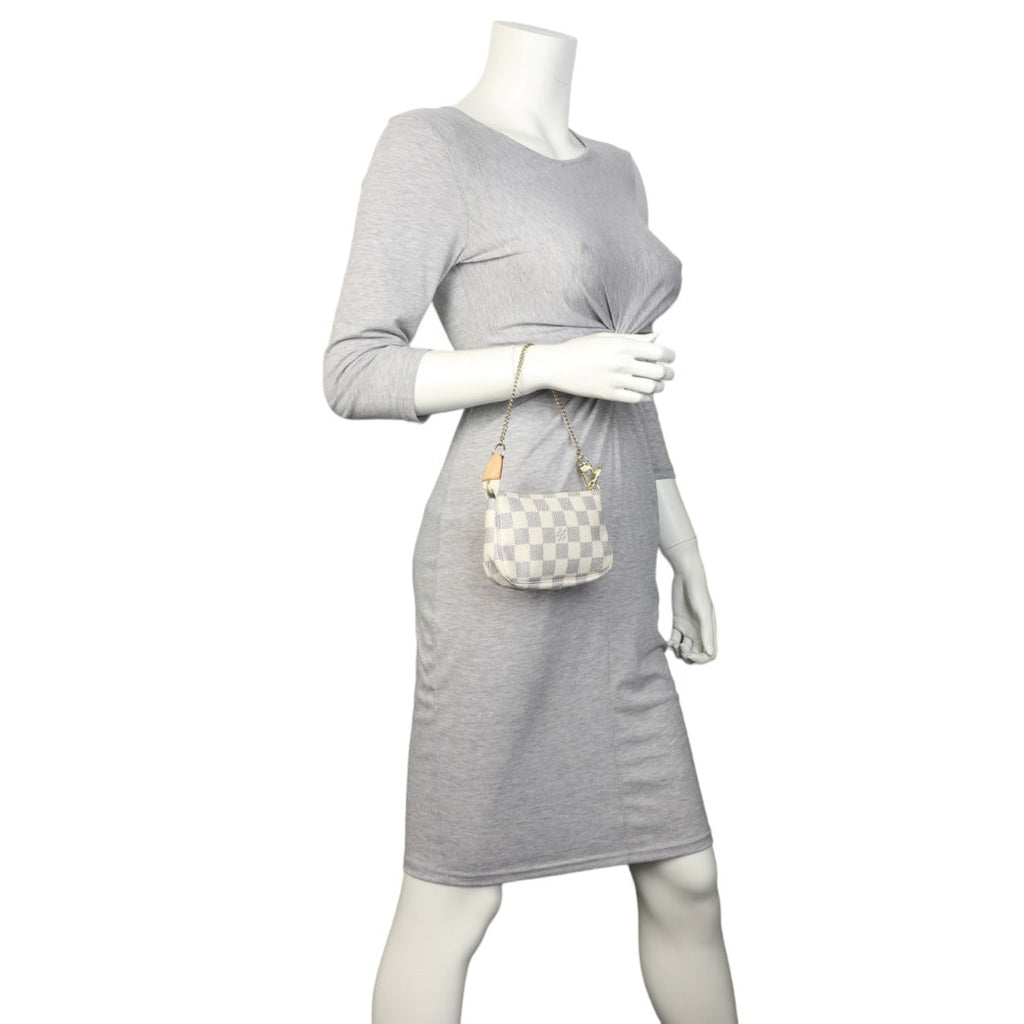 Louis Vuitton Mini Pochette Accessoires Damier Azur