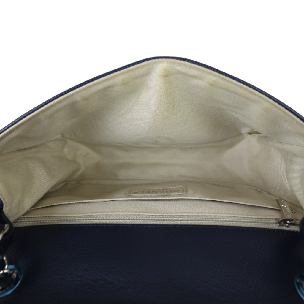 Chanel CC Timeless Flap Bag | Navy Blue