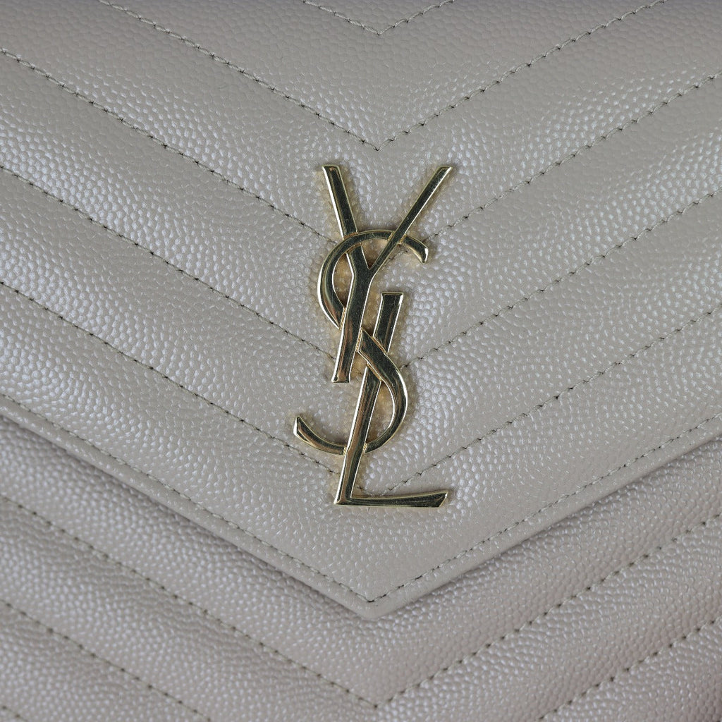 Saint Laurent Cassandre Envelope Chain Wallet