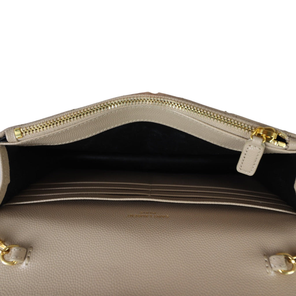 Saint Laurent Cassandre Envelope Chain Wallet