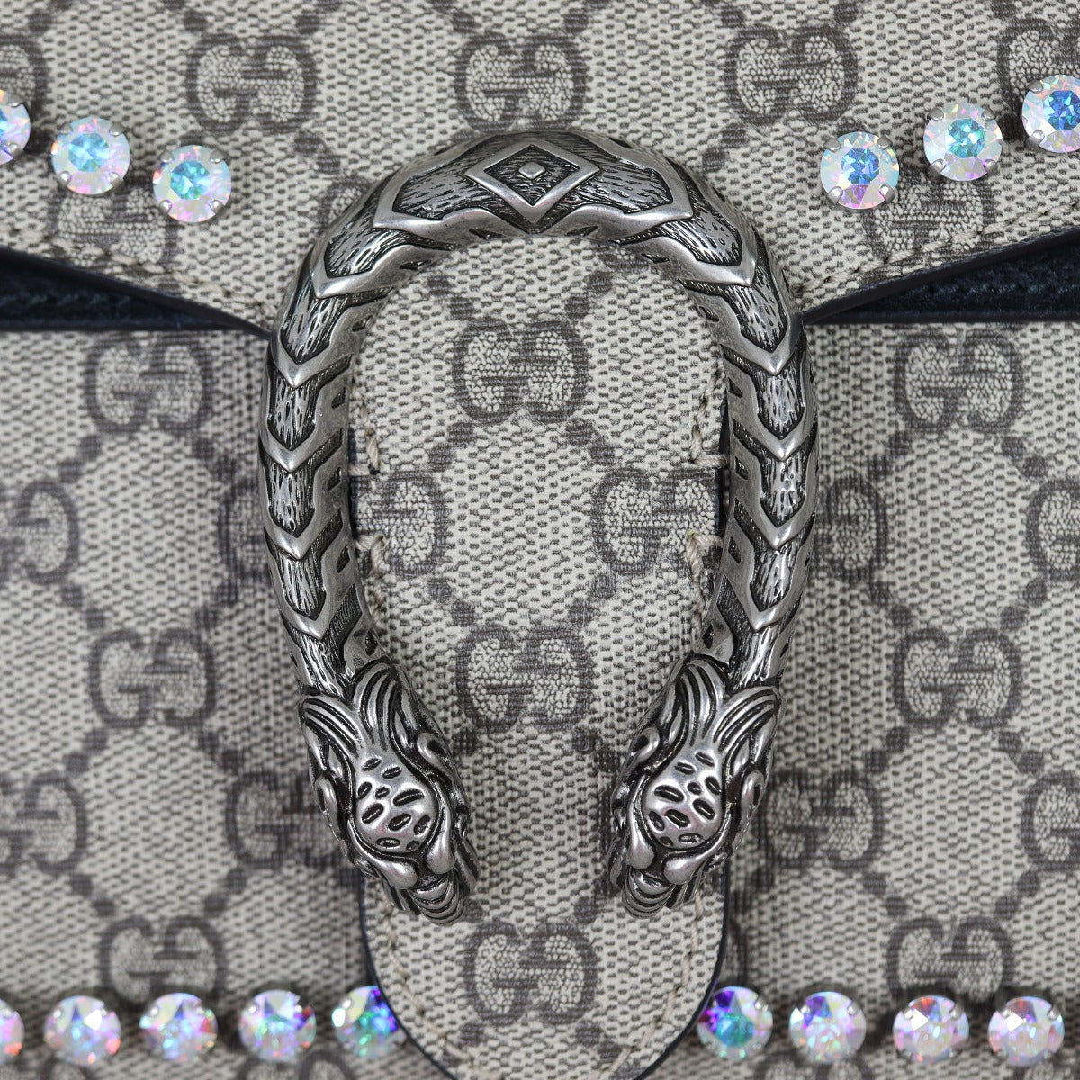 Gucci Dionysus Crystal Embellished Small Shoulder Bag