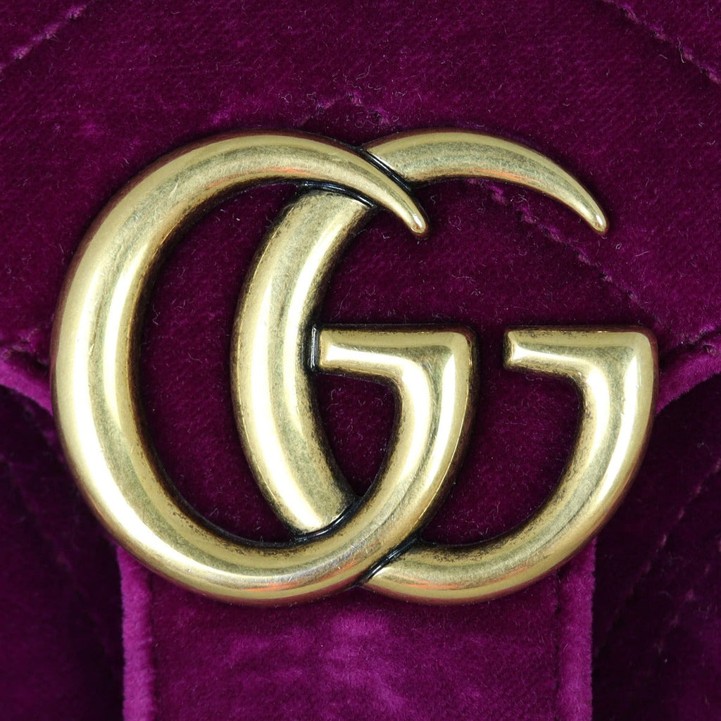 Gucci GG Marmont Mini Velvet Shoulder Bag