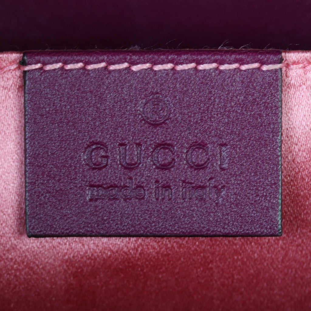 Gucci GG Marmont Mini Velvet Shoulder Bag