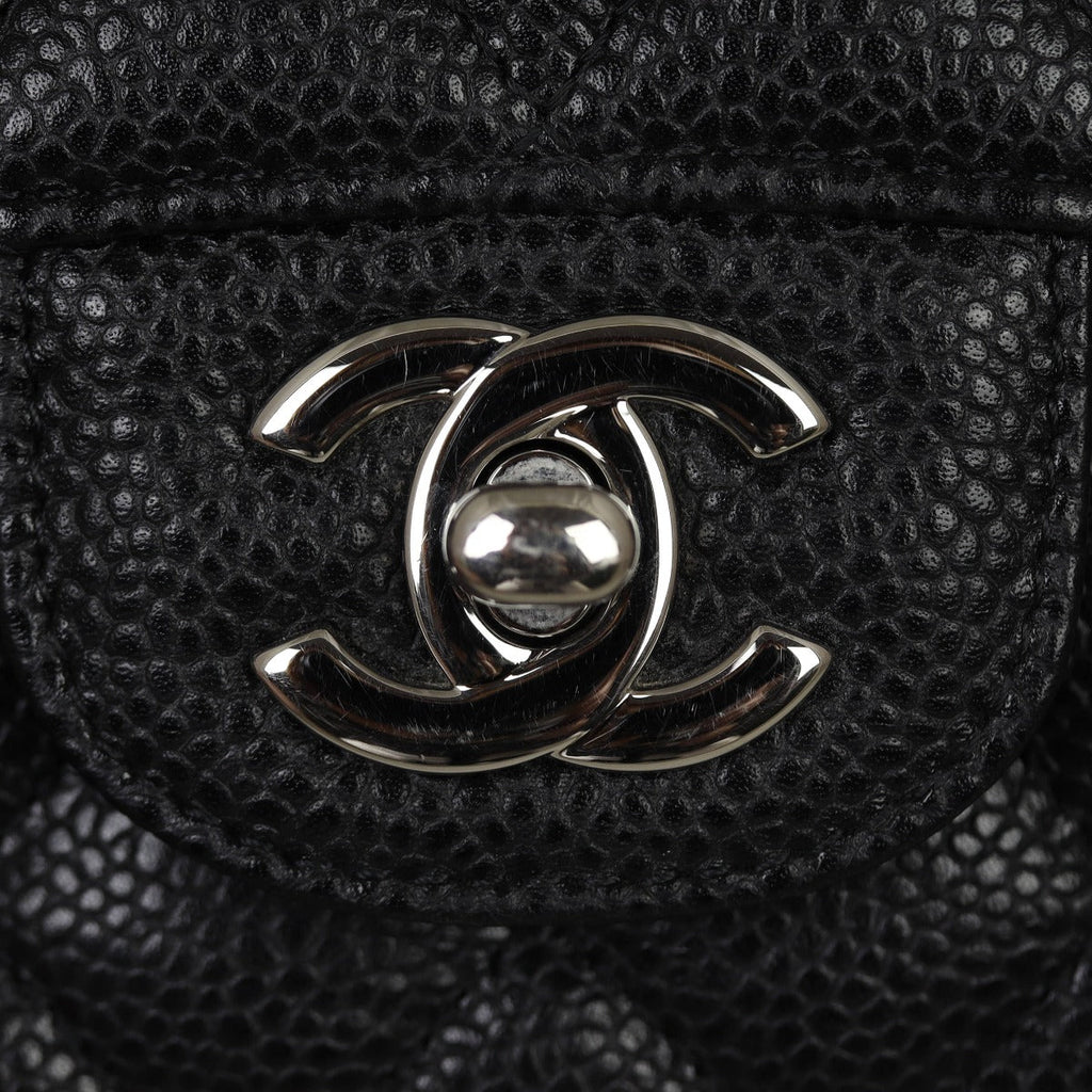 Chanel Classic Double Flap Medium | Black Caviar 19 Series