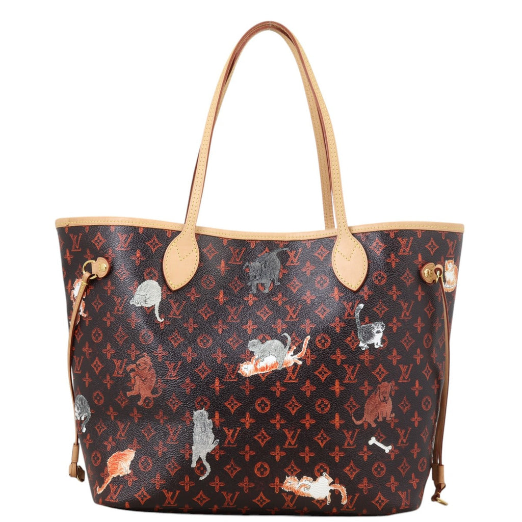 Louis Vuitton x Grace Coddington Neverfull MM Catogram