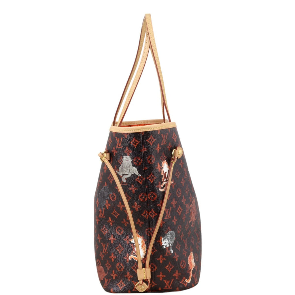 Louis Vuitton x Grace Coddington Neverfull MM Catogram