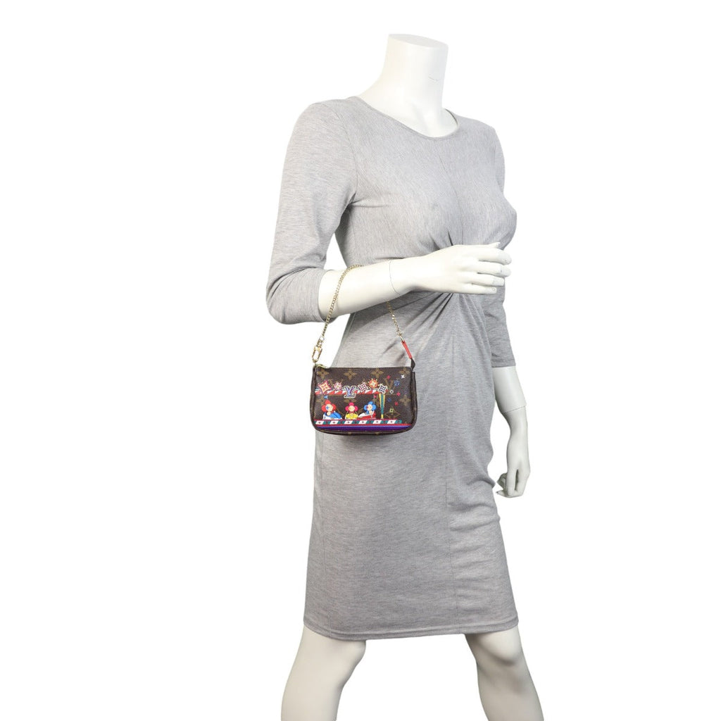 Louis Vuitton Mini Pochette Accessoires Monogram Vivienne Bumper Cars