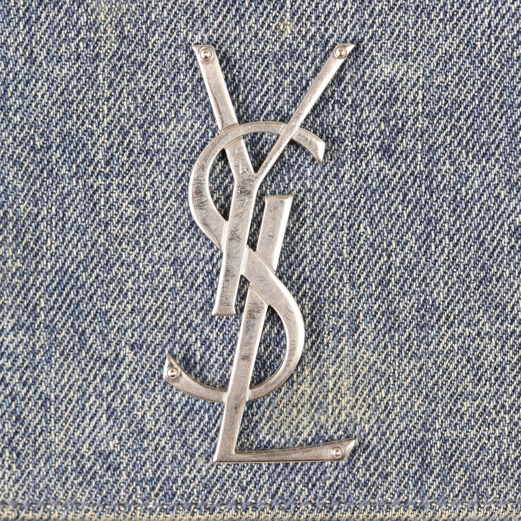 Saint Laurent Kate Chain Bag Medium Denim