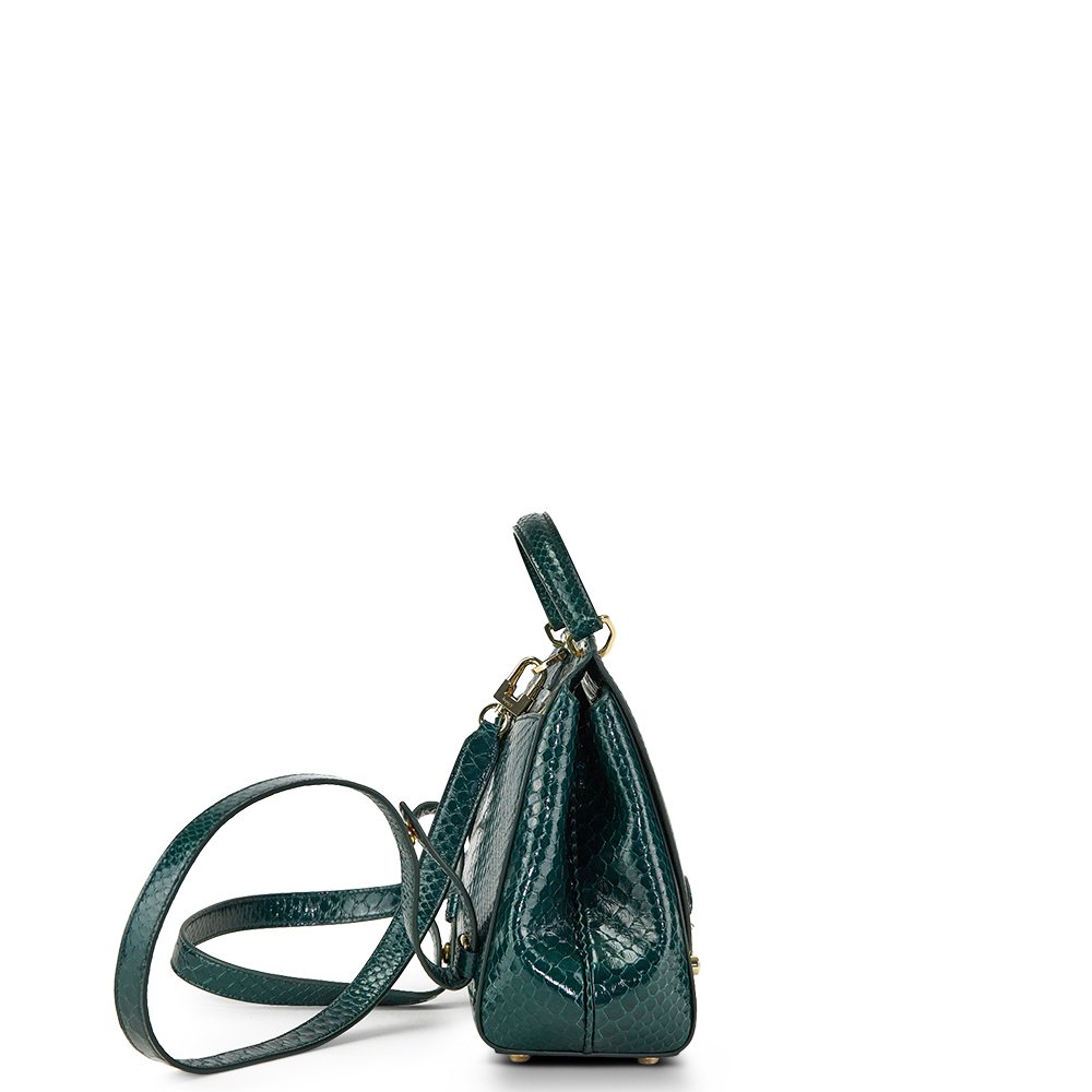 Asprey Backpack Tote in Green, Exotic
