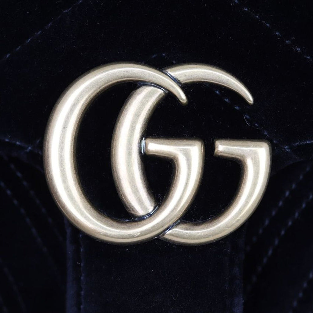 Gucci GG Marmont Velvet Mini Shoulder Bag