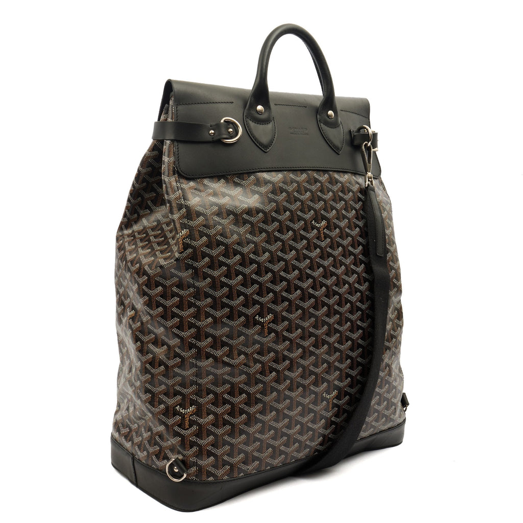 Goyard Backpack Steamer Backpack in Black, Leather