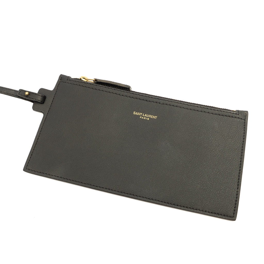 Saint Laurent Tote East West Tote in Black, Calfskin Leather