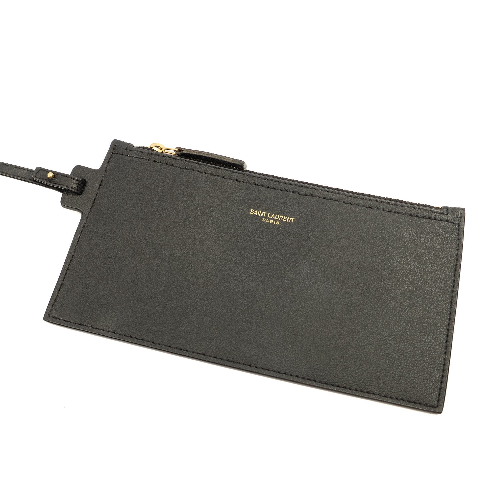 Saint Laurent Tote East West Tote in Black, Calfskin Leather