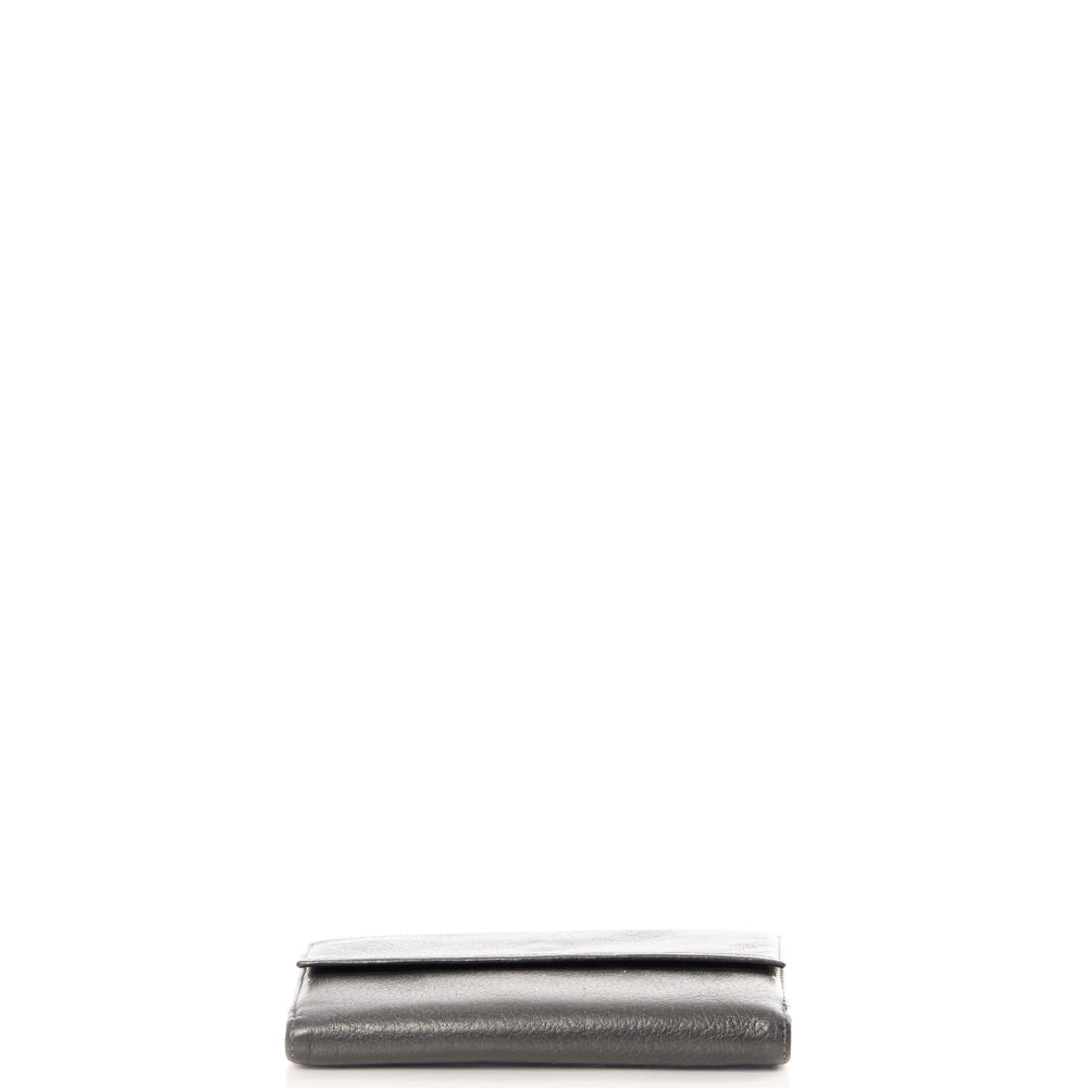Mulberry Purse Wallet in Black, Calfskin Leather