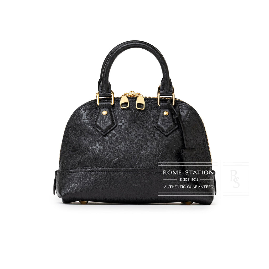 Louis Vuitton Neo Alma BB Monogram Empreinte Black Gold hardware