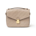 Louis Vuitton Pochette Métis Monogram Empreinte Turtledove Gold Hardware