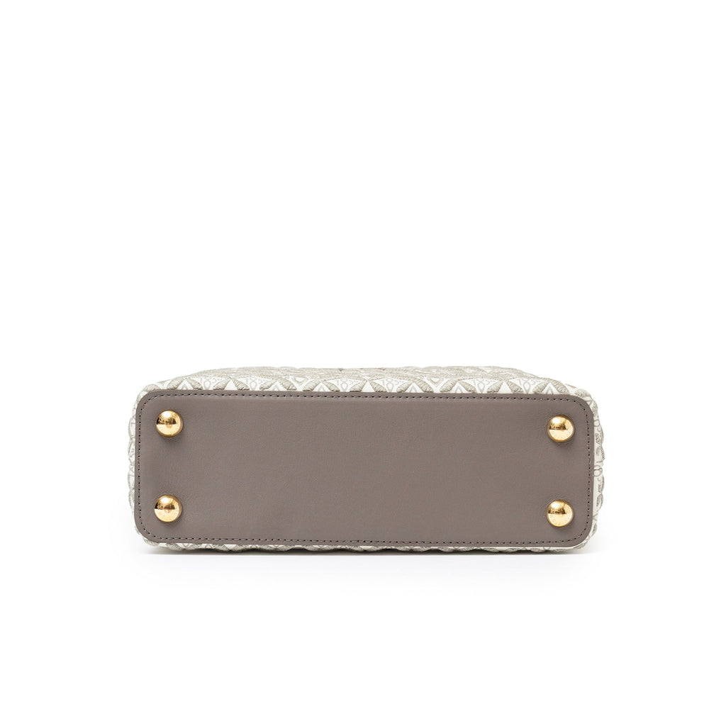Louis Vuitton Since 1854 Embroidered Capucines BB Ecru/Taupe Calf Gold Hardware