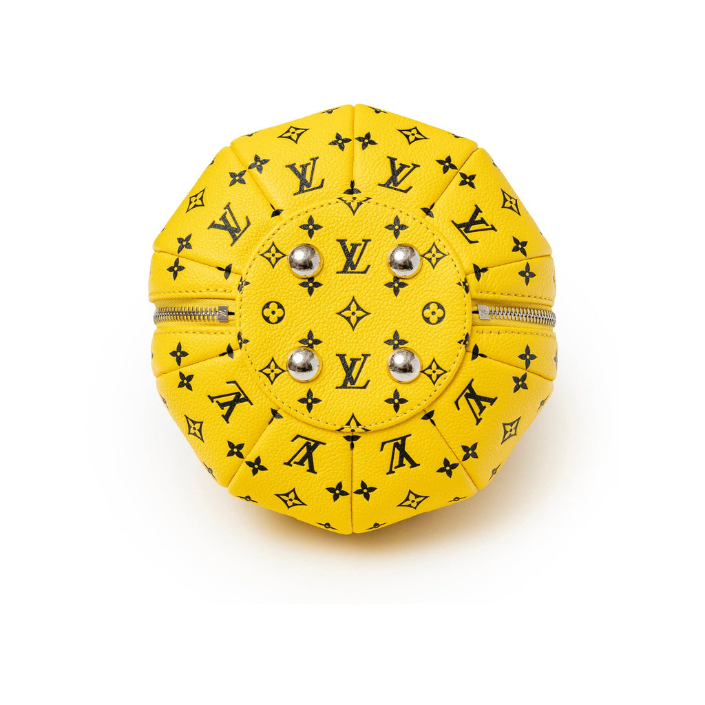 Louis Vuitton X Yayoi Kusama Limited Edition Yellow/Black Leather Pumpkin Bag