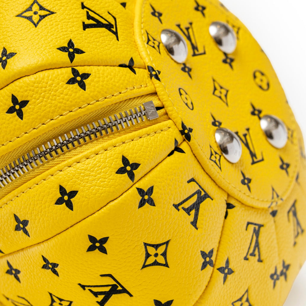 Louis Vuitton X Yayoi Kusama Limited Edition Yellow/Black Leather Pumpkin Bag