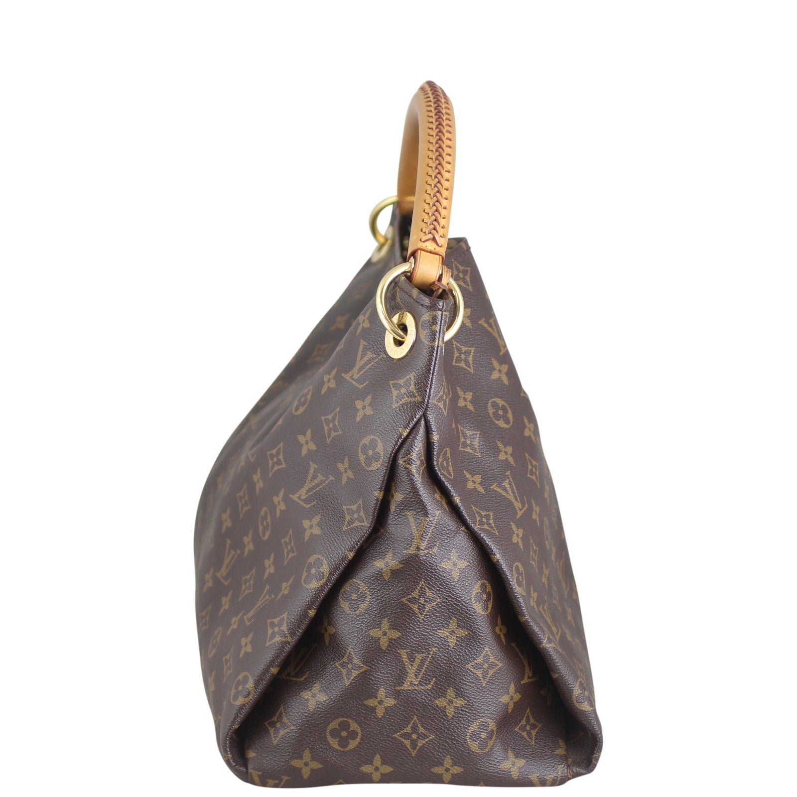 Louis Vuitton Artsy MM Monogram | Gold Tone Keyring