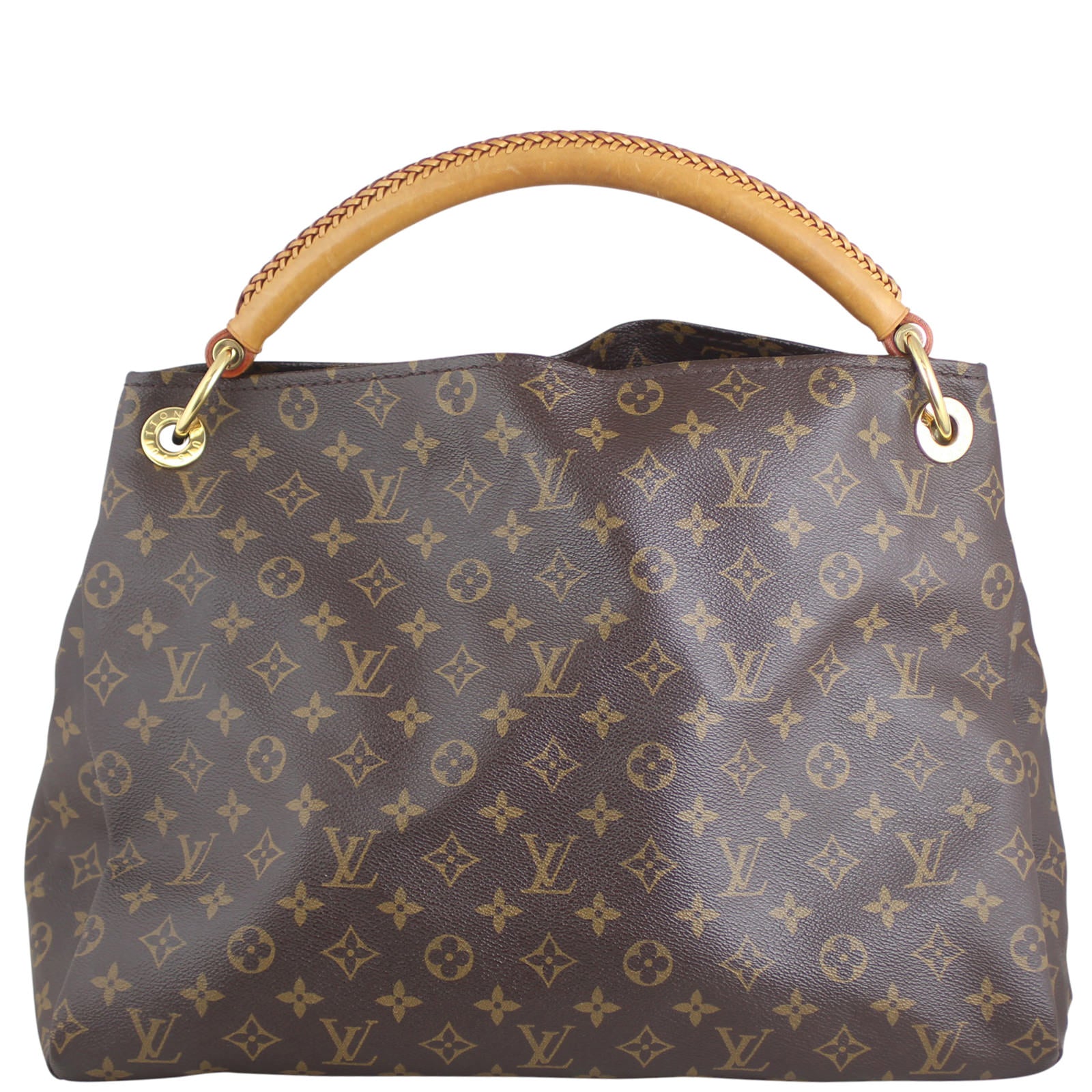 Louis Vuitton Artsy MM Monogram | Gold Tone Keyring