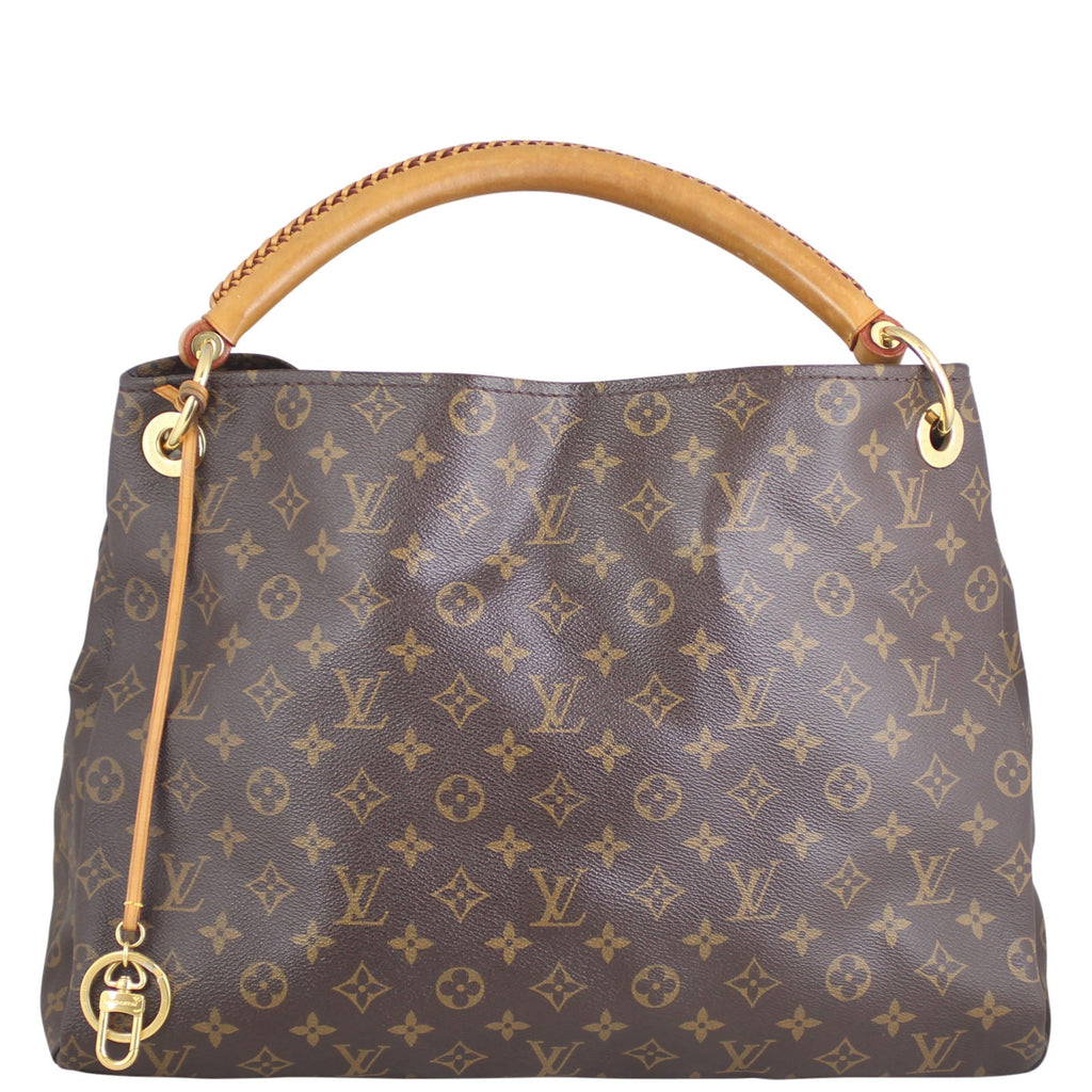 Louis Vuitton Artsy MM Monogram | Gold Tone Keyring